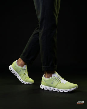 ON 5 Mesh CloudTec Running Trainer Lime White