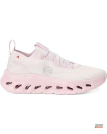 ON Knit Cutout-Sole Chunky Runner Pink White #pinkwhite