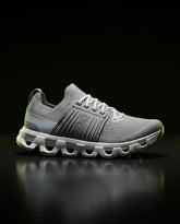 ON Knit Tooth-Sole Running Trainer Grey White