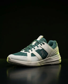 ON Leather Mesh Panelled Tennis Trainer