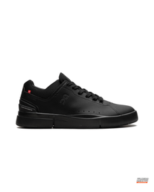 ON Leather Panelled Court Trainer Triple Black #tripleblack