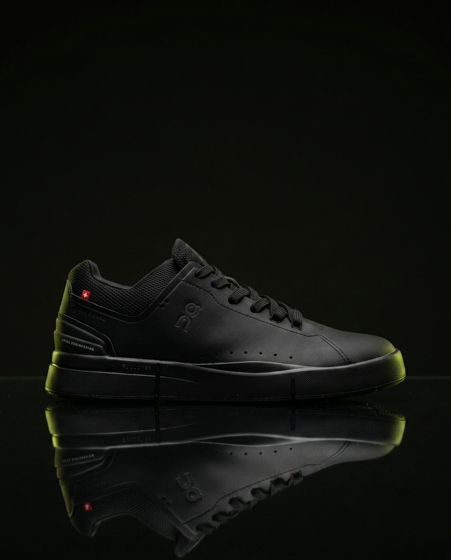 ON Leather Panelled Court Trainer