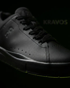 ON Leather Panelled Court Trainer