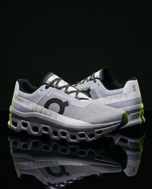ON Mesh Cutout-Sole Running Trainer Grey White Black
