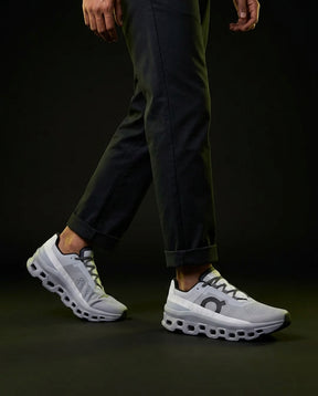 ON Mesh Cutout-Sole Running Trainer Grey White Black