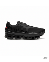 ON Mesh Cutout Sole Running Trainer Triple Black #tripleblack
