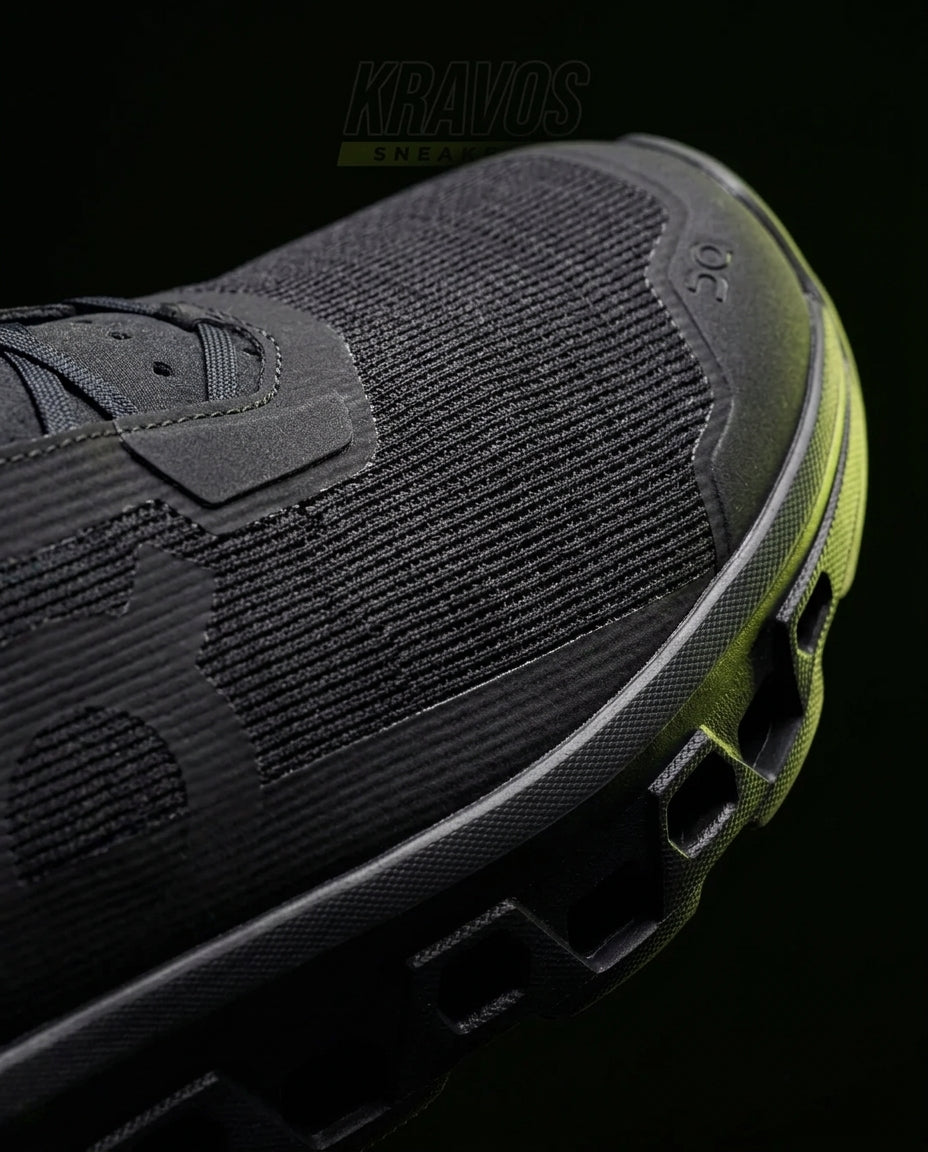 ON Mesh Cutout-Sole Running Trainer Triple Black