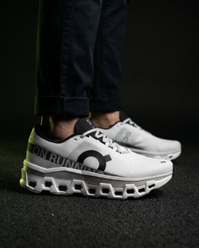 ON Mesh Honeycomb-Sole Cushioned Runner White Black