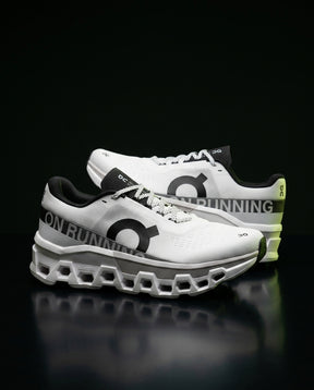 ON Mesh Honeycomb-Sole Cushioned Runner White Black