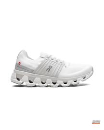 ON Mesh Layered Cloudtec Runner White Grey #whitegrey