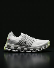 ON Mesh Layered Cloudtec Runner White Grey