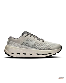 ON Mesh Lugged-Sole Trail Runner Grey White #greywhite