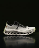 ON Mesh Perforated Cushioned Running Trainer White Black