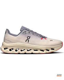 ON Mesh Perforated Sole Running Trainer Grey Cream #greycream