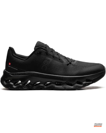 ON Mesh Perforated Sole Running Trainer Triple Black #tripleblack