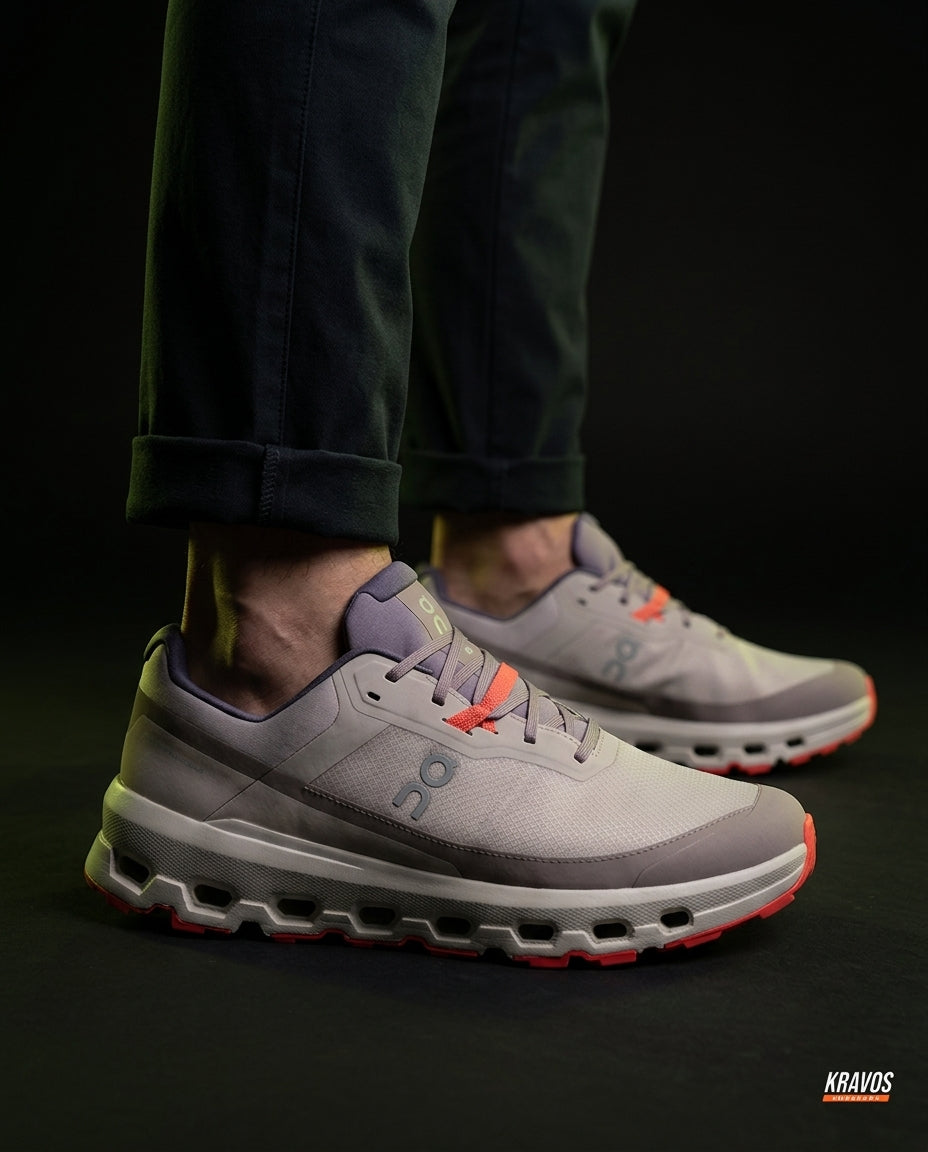 ON Mesh Waterproof Trail Runner Grey Coral