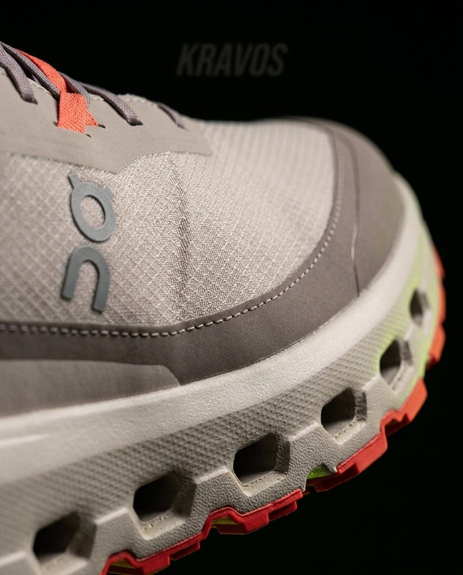 ON Mesh Waterproof Trail Runner Grey Coral