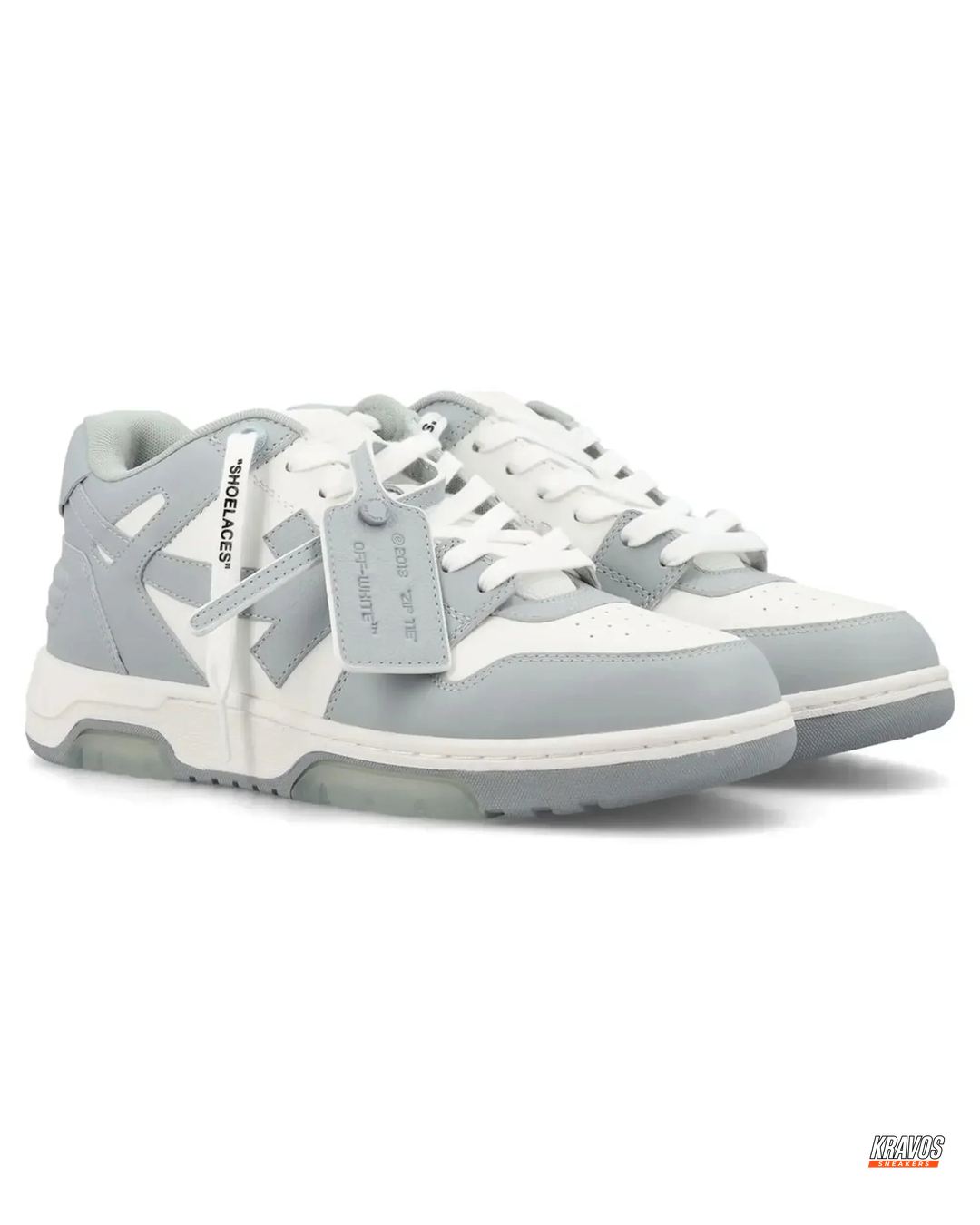 OW Leather Panelled Arrow Trainer