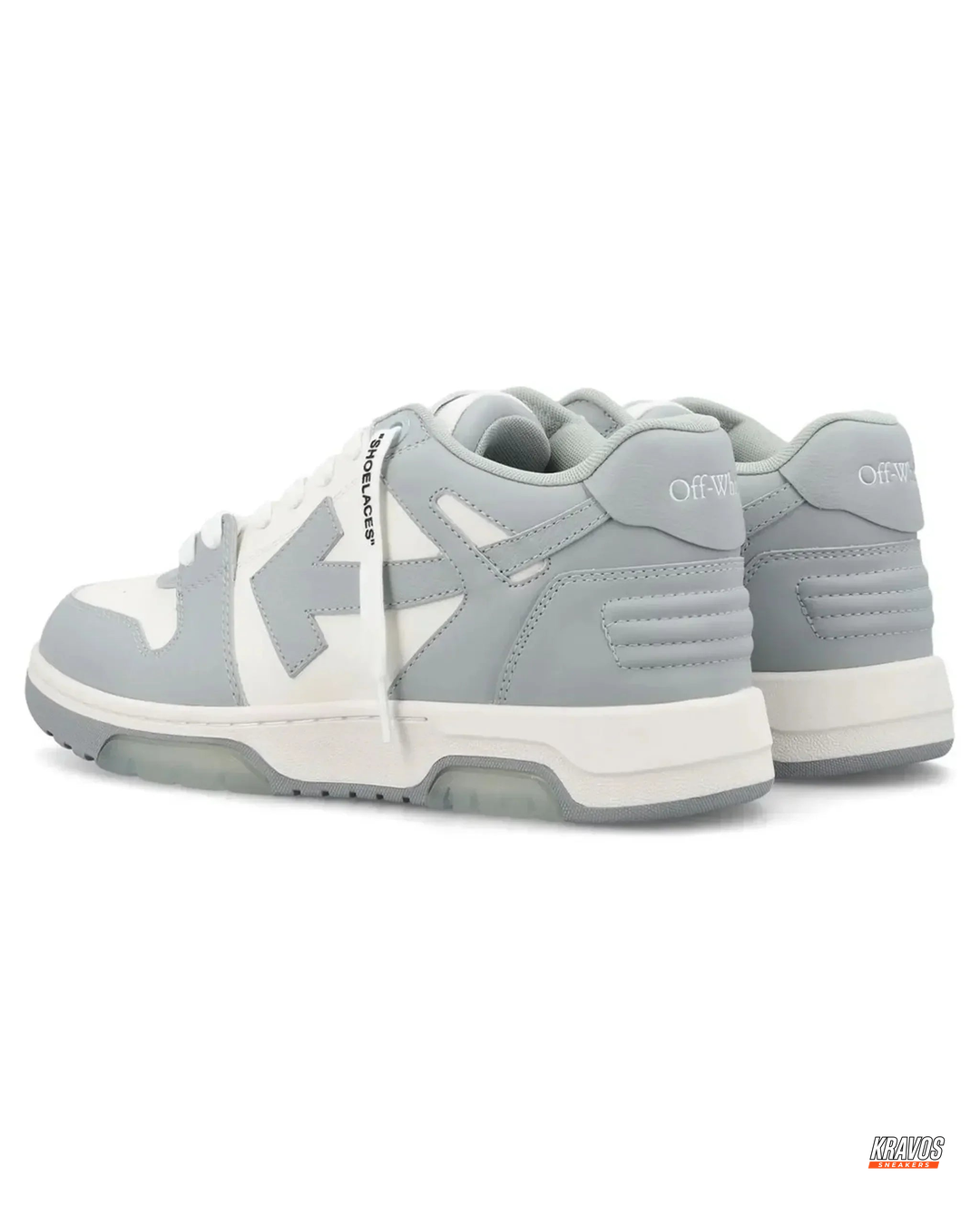 OW Leather Panelled Arrow Trainer