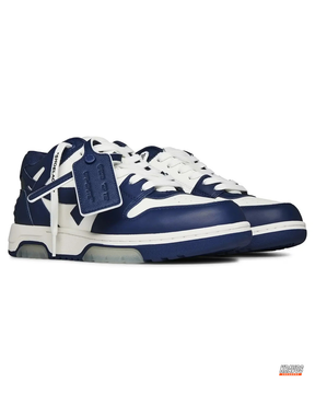 OW Leather Panelled Arrow Trainer