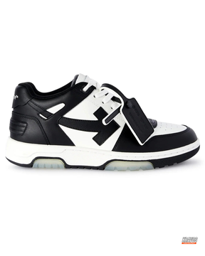 OW Leather Panelled Arrow Trainer