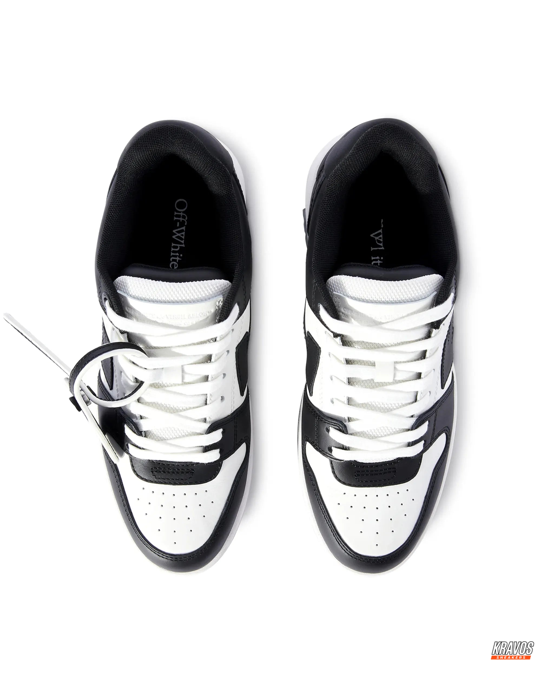 OW Leather Panelled Arrow Trainer