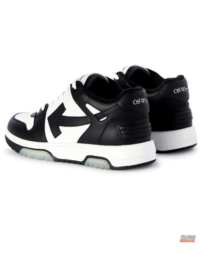 OW Leather Panelled Arrow Trainer