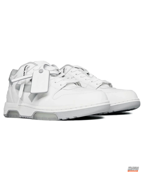 OW Leather Panelled Arrow Trainer