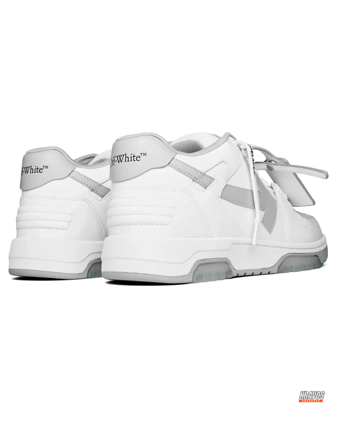 OW Leather Panelled Arrow Trainer