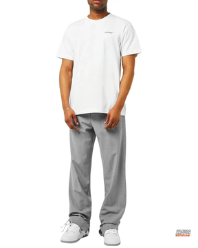 OW Leather Panelled Arrow Trainer