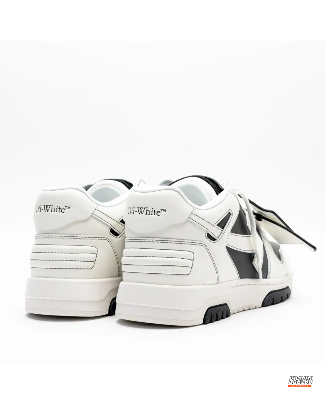 OW Leather Panelled Basketball Trainer