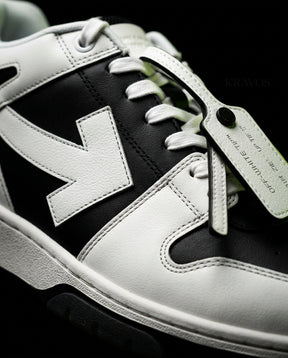 OW Leather Panelled Basketball Trainer