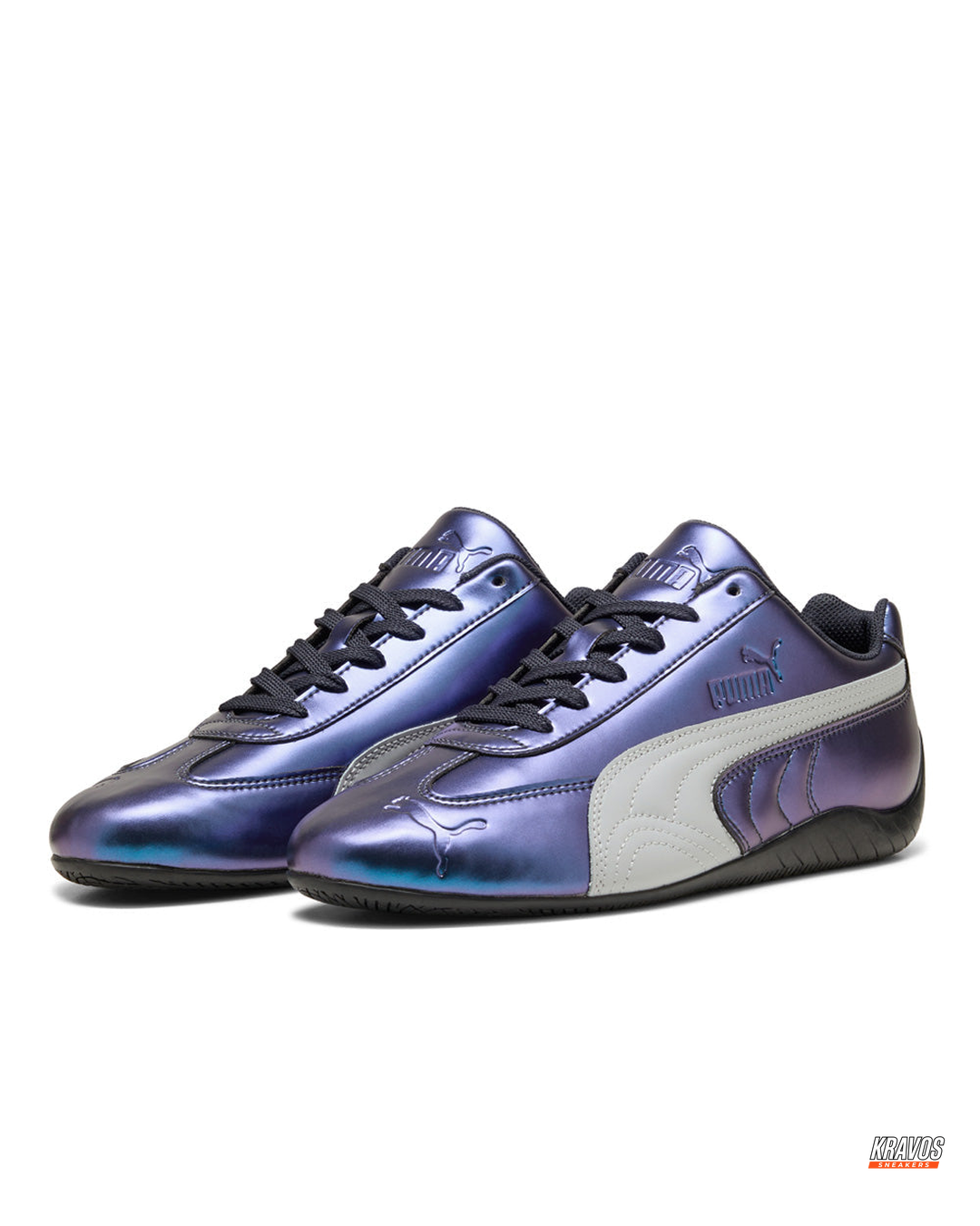 PM Iridescent Leather Racing Trainer