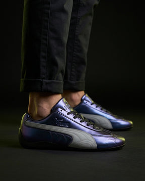 PM Iridescent Leather Racing Trainer