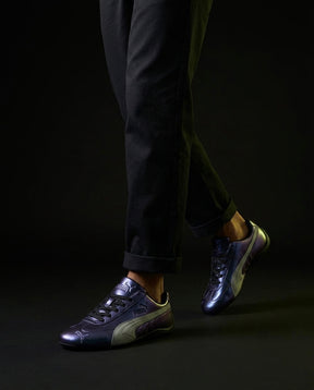 PM Iridescent Leather Racing Trainer