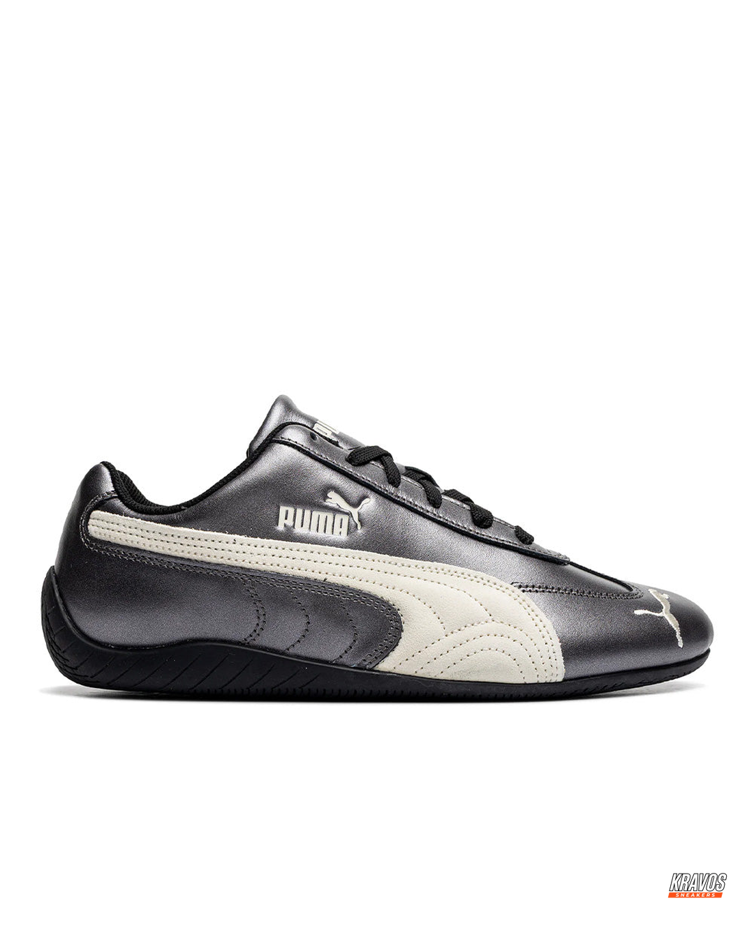 PM Leather Curved-Panel Racing Trainer