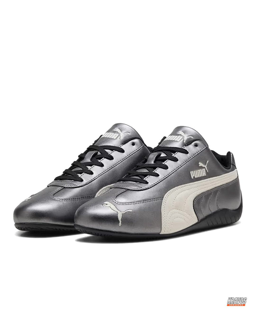 PM Leather Curved-Panel Racing Trainer