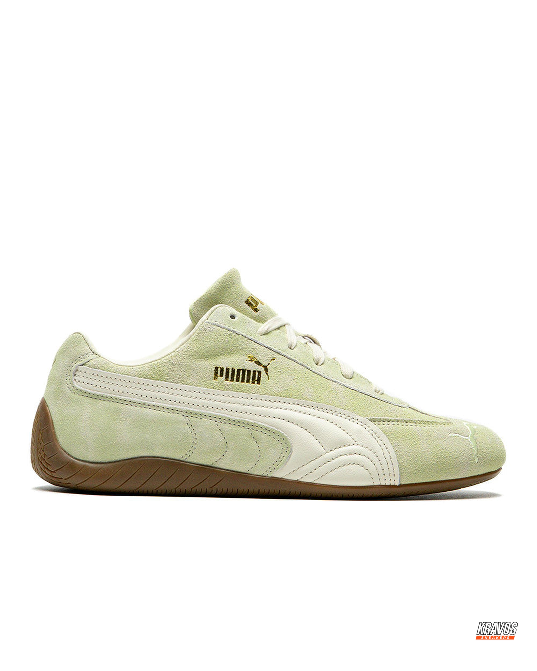 PM Leather Curved-Panel Racing Trainer