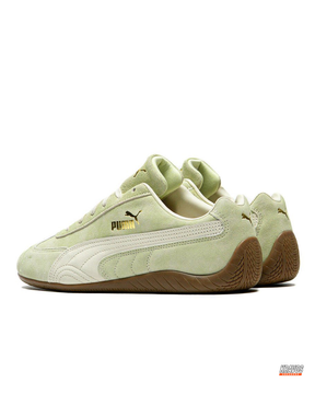 PM Leather Curved-Panel Racing Trainer