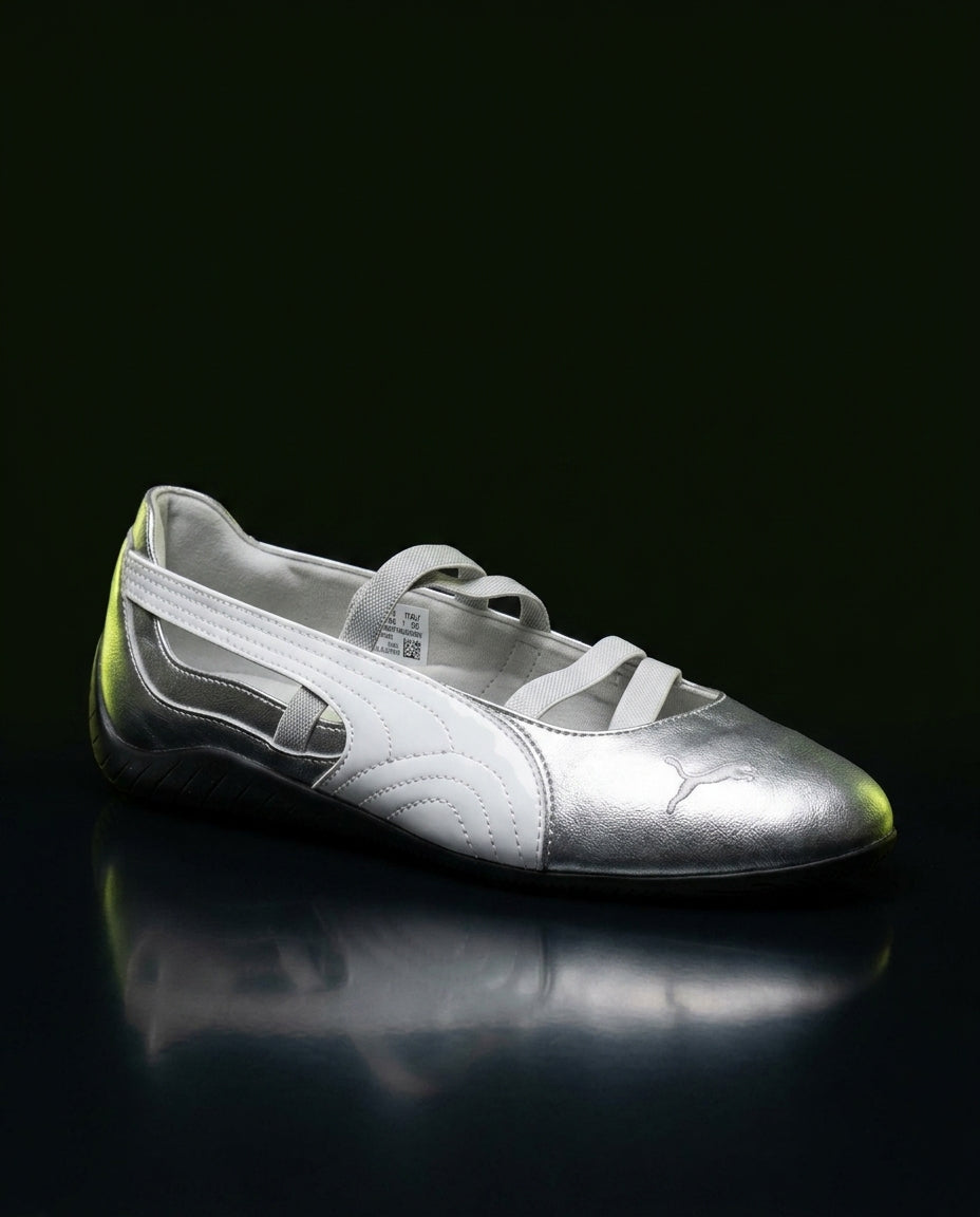 PM Leather Curved-Panel Racing Trainer