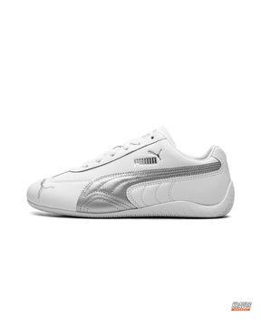 PM Leather Curved-Sole Racing Trainer