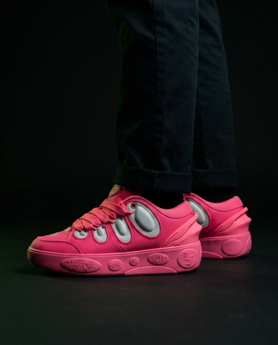PM Leather Oval-Mesh Basketball Trainer