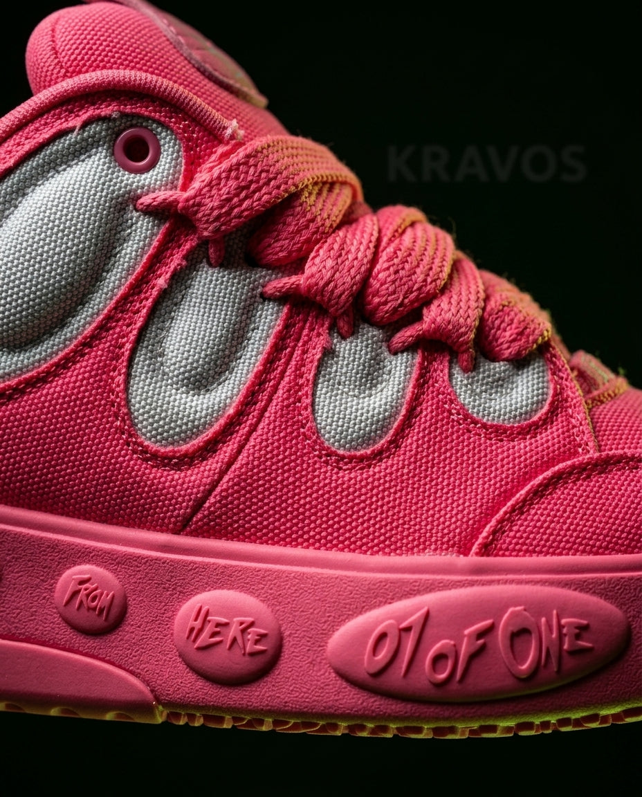 PM Leather Oval-Mesh Basketball Trainer