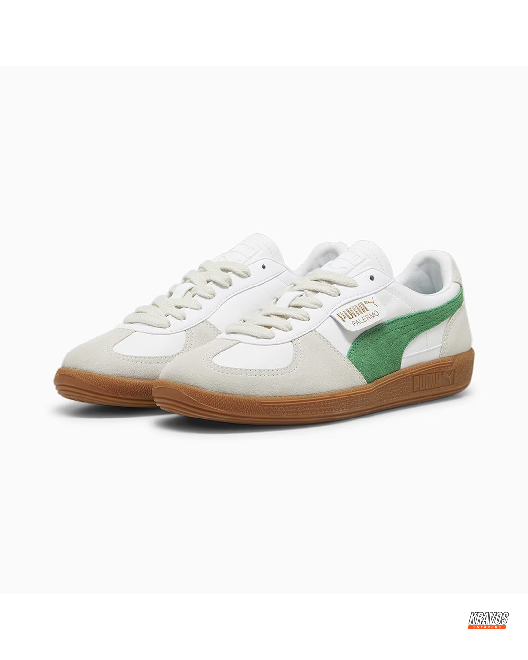 PM Leather Suede Gum-Sole Terrace Trainer