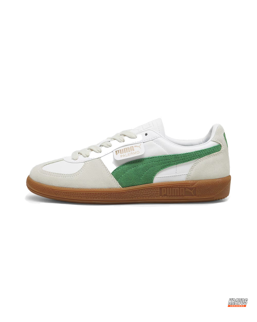 PM Leather Suede Gum-Sole Terrace Trainer