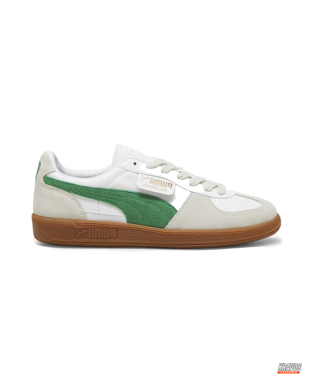 PM Leather Suede Gum-Sole Terrace Trainer