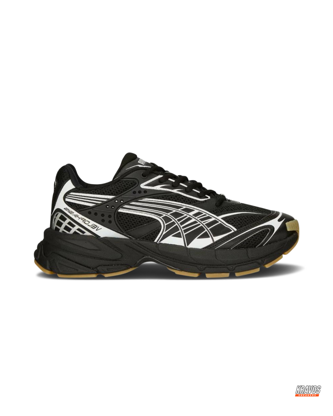 PM Mesh Gum-Sole Chunky Runner
