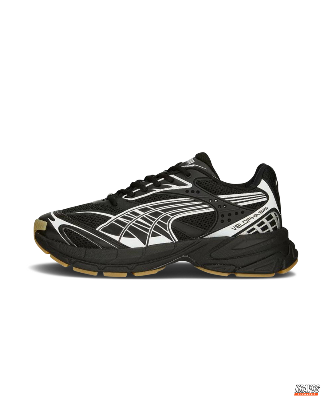 PM Mesh Gum-Sole Chunky Runner