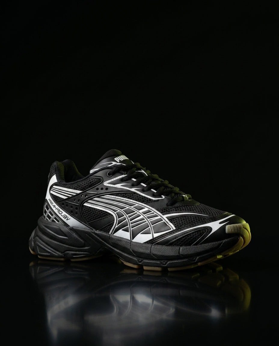 PM Mesh Gum-Sole Chunky Runner