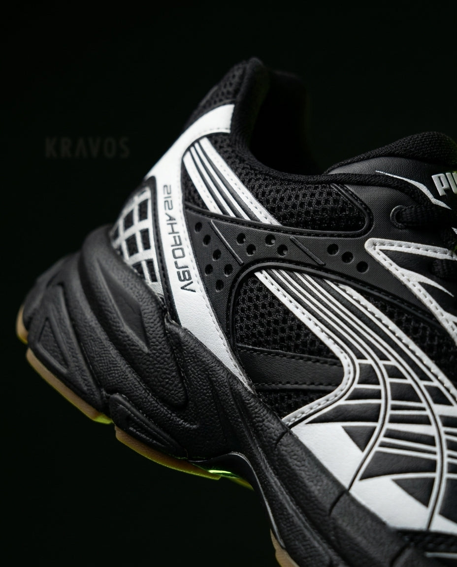 PM Mesh Gum-Sole Chunky Runner